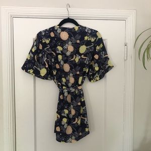 Modcloth floral blouse